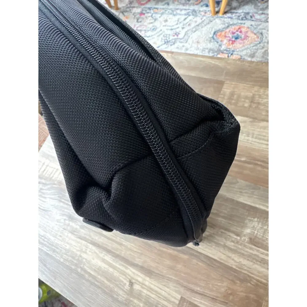 TUMI Alpha Bravo Companion Nylon Expandable Tote Laptop Bag Luggage Travel Black